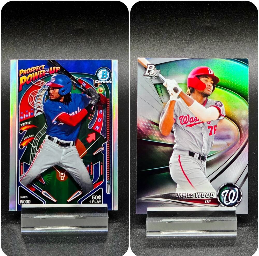 James Wood Platinum Prospect Power Up RC Washington Nationals Top Prospect